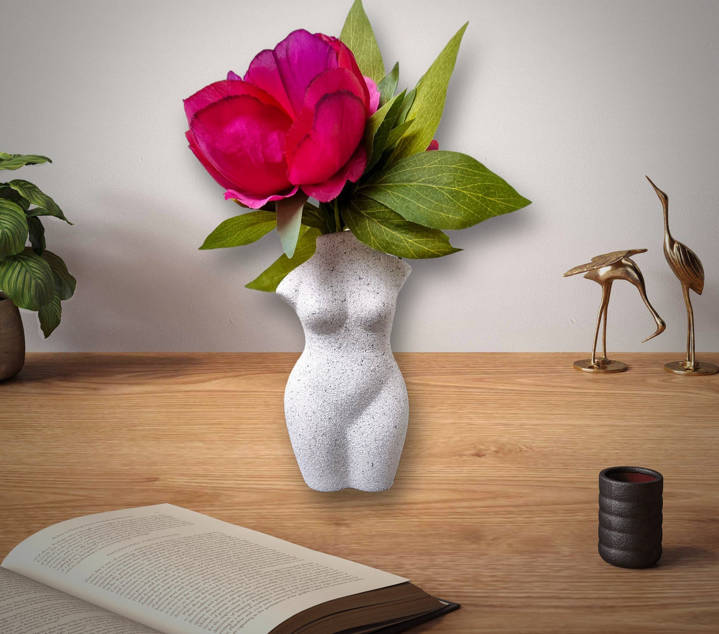Eine Vase